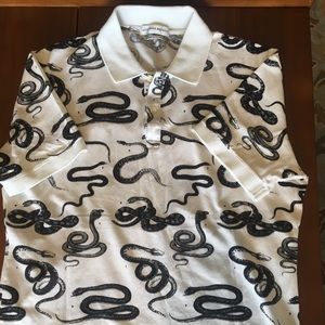 SOLD Alexander McQueen Snakes Polo XXL